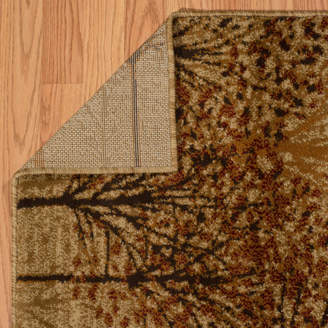 United Weavers Affinity Tree Blossom Natural Rug - backing detail