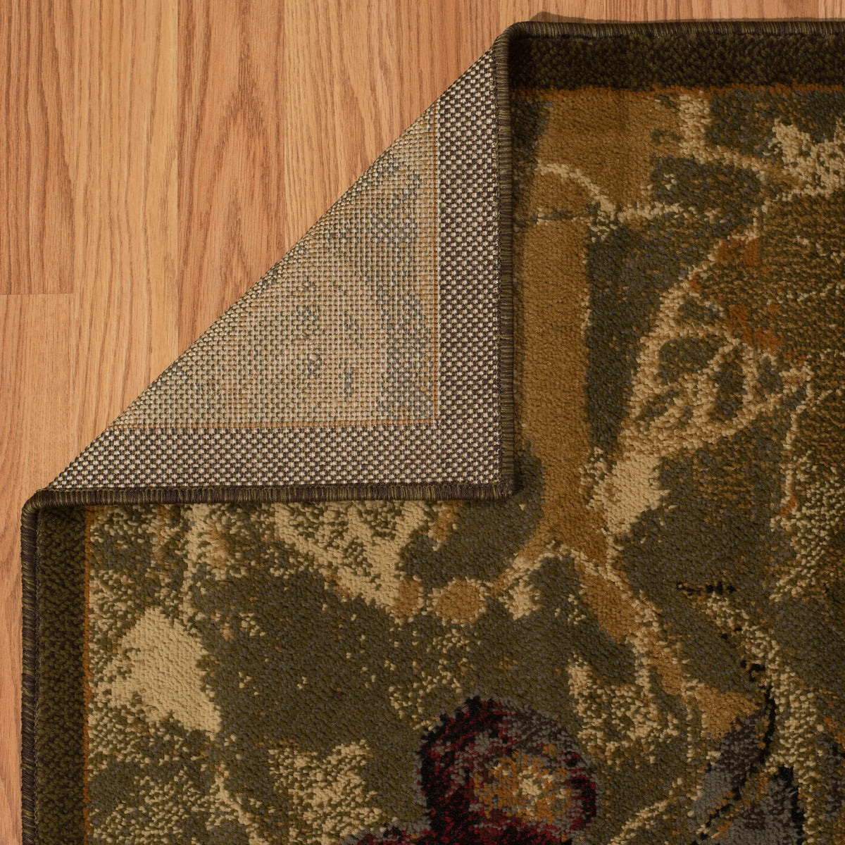 United Weavers Affinity Vineyard Green Rug - backing detail