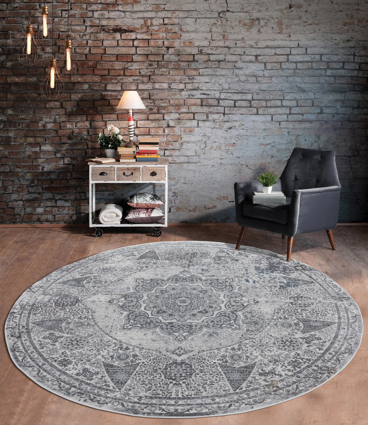 United Weavers Allure Carmella Multi Rug - round room scene