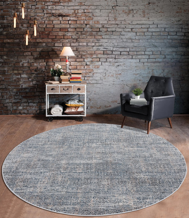 United Weavers Allure Madigan Multi Rug - round room scene