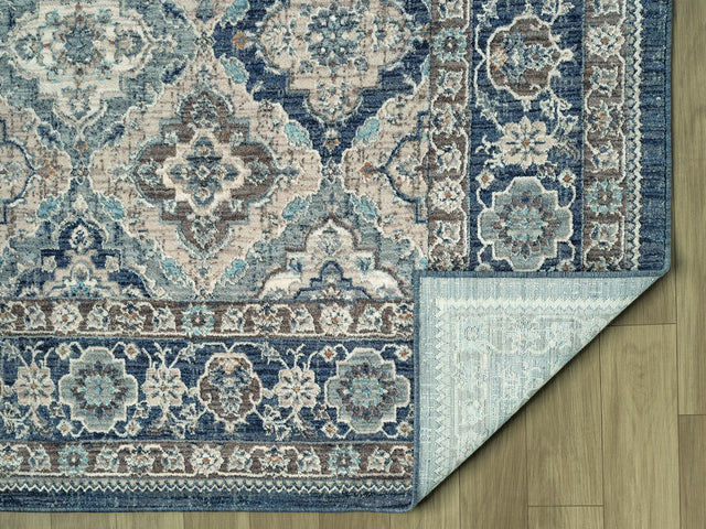 United Weavers Armada Amazing Grace Blue Rug - backing detail