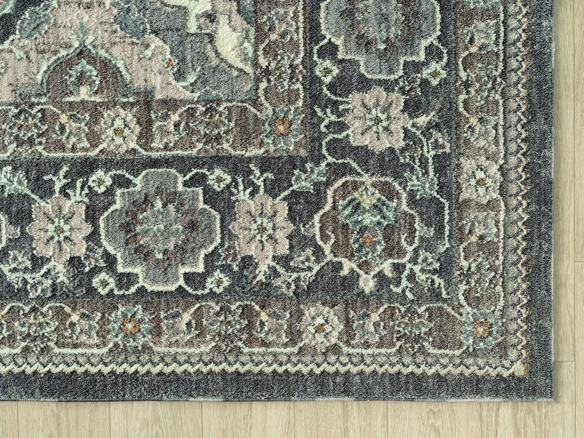 United Weavers Armada Amazing Grace Grey Rug - angle view