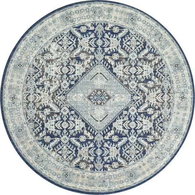 United Weavers Armada Austro Brown Rug - round front view