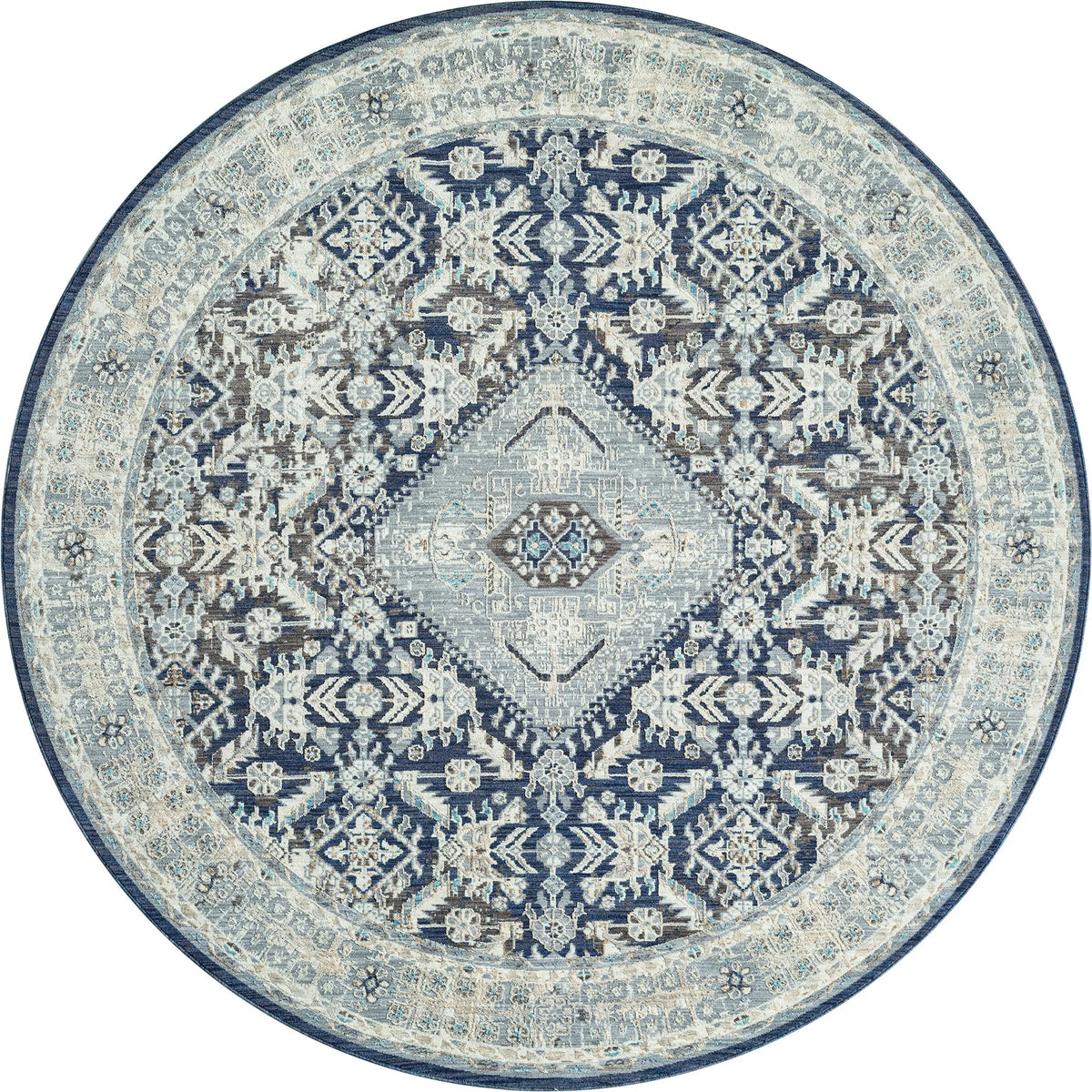 United Weavers Armada Austro Brown Rug - round front view