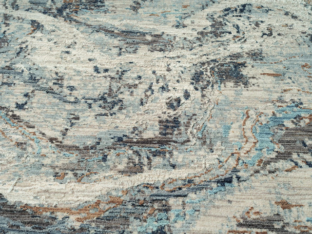 United Weavers Armada Blessed Blue Rug - close-up detail