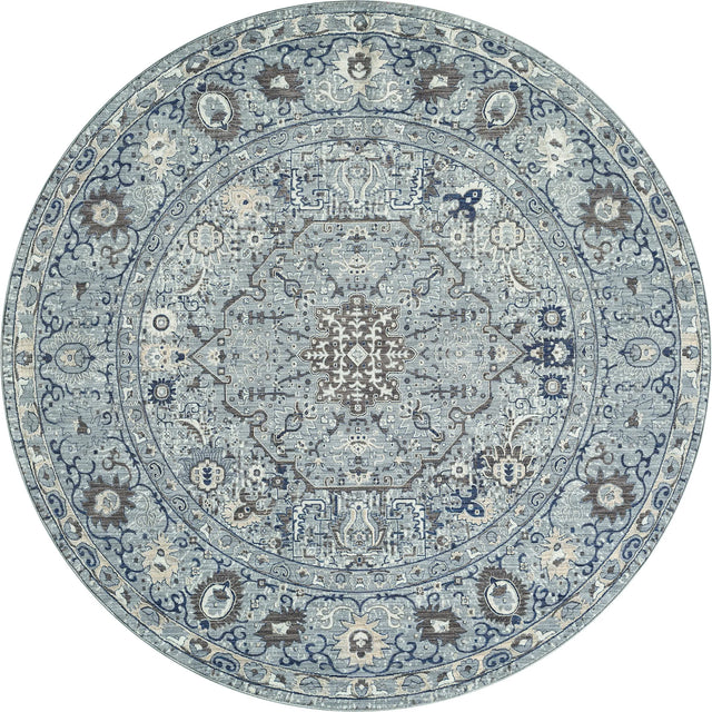 United Weavers Armada Clermont Blue Rug - round front view