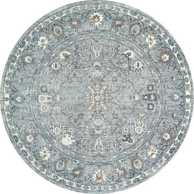 United Weavers Armada Clermont Grey Rug - round front view