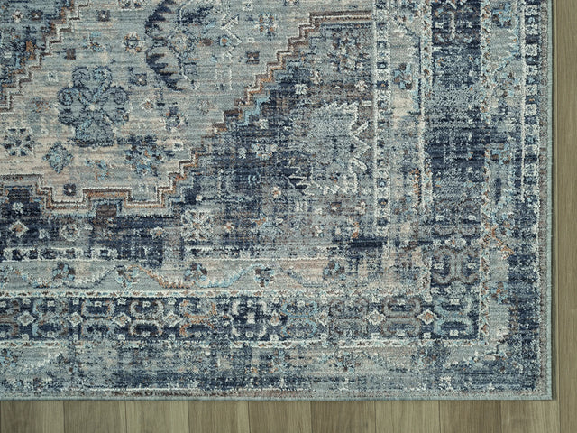 United Weavers Armada Crosswinds Blue Rug - angle view