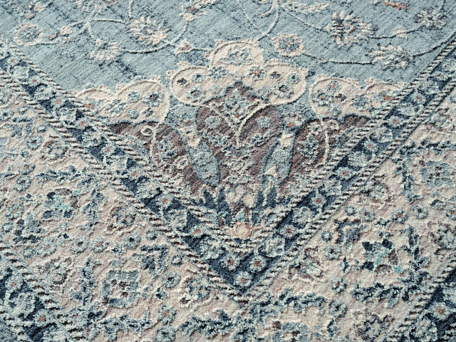 United Weavers Armada Enterprise Blue Rug - close-up detail