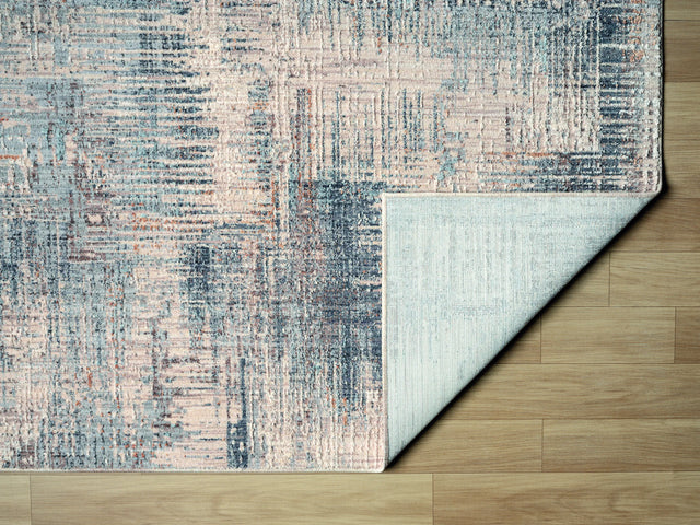 United Weavers Armada Mayflower Blue Rug - backing detail