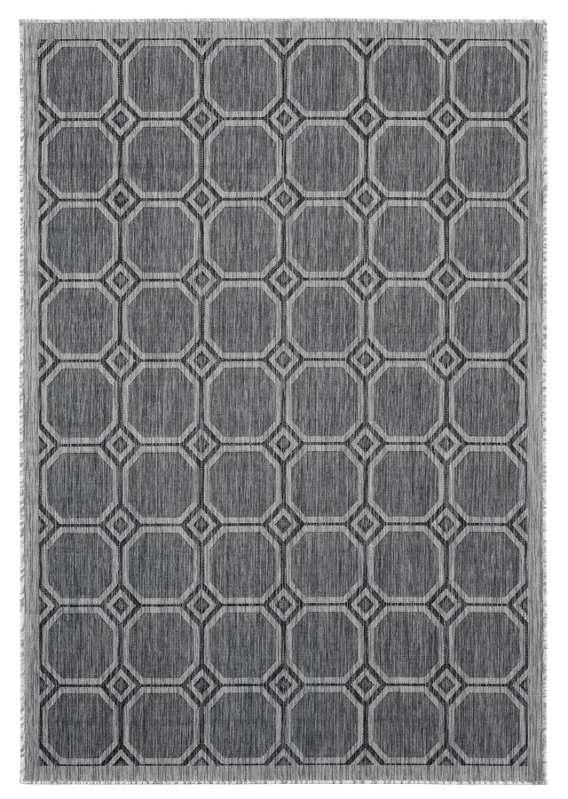 United Weavers Augusta Balos Black Rug - front view