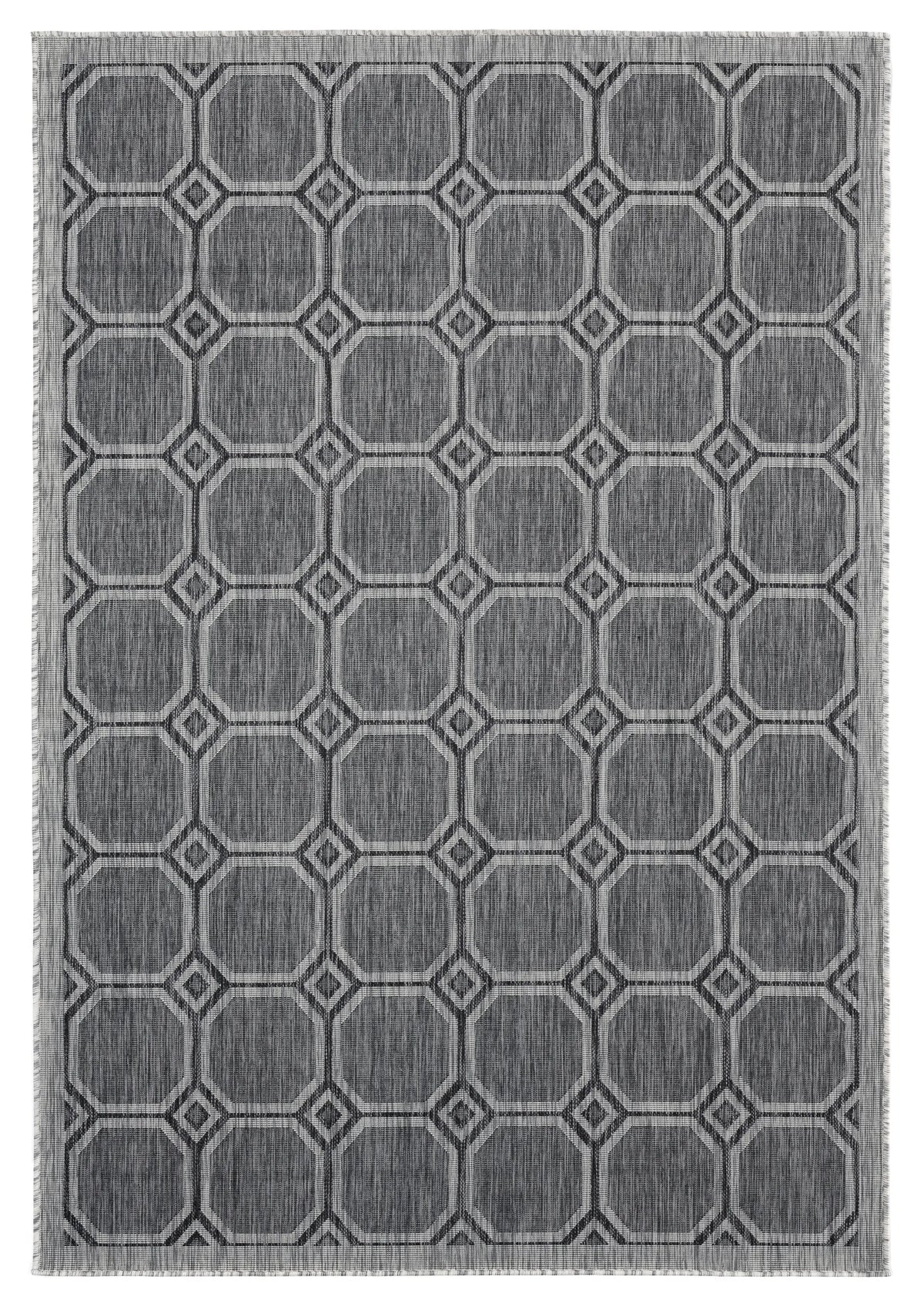 United Weavers Augusta Balos Black Rug - front view