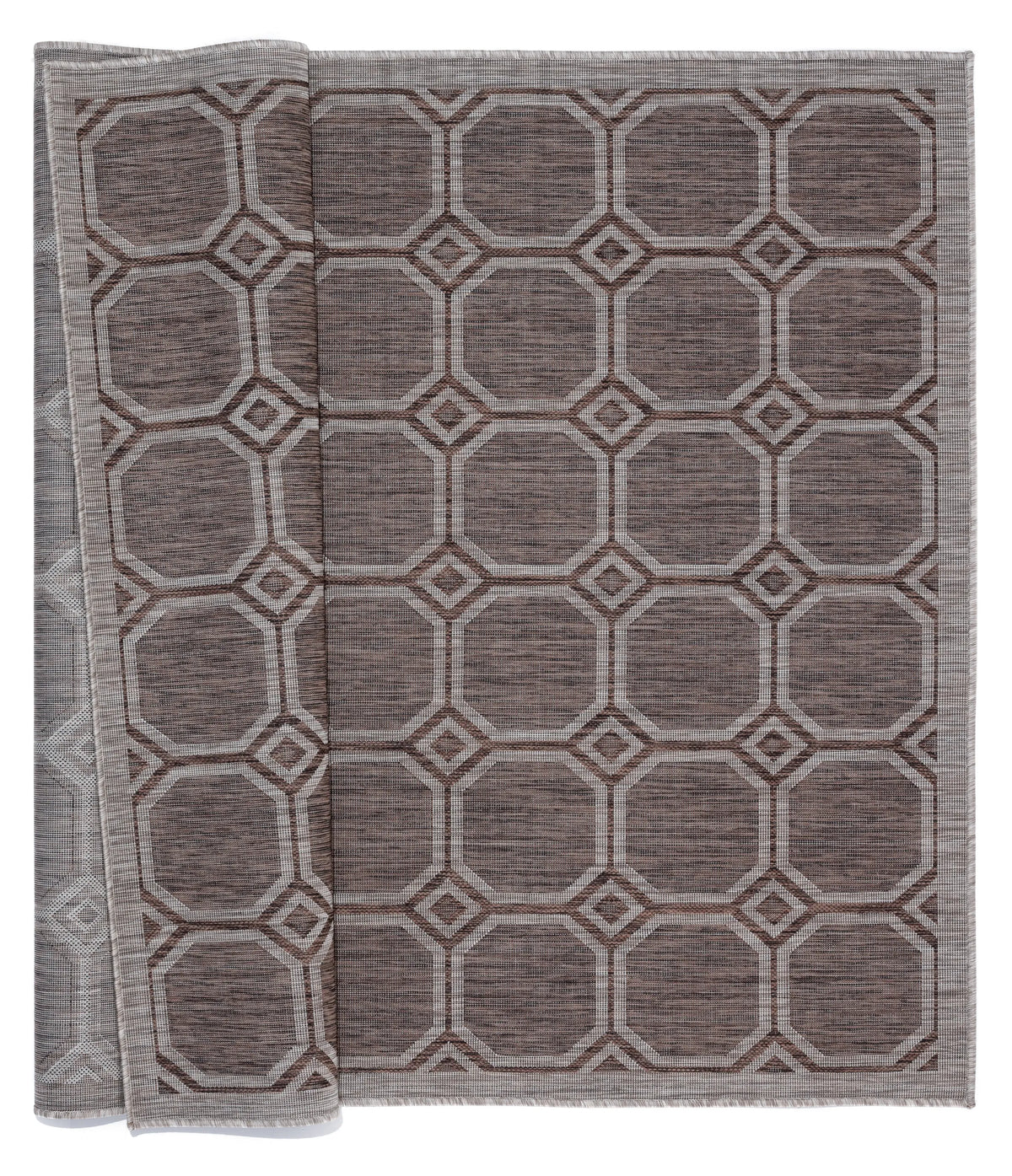 United Weavers Augusta Balos Brown Rug - backing detail