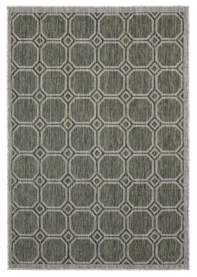 United Weavers Augusta Balos Green Rug - front view