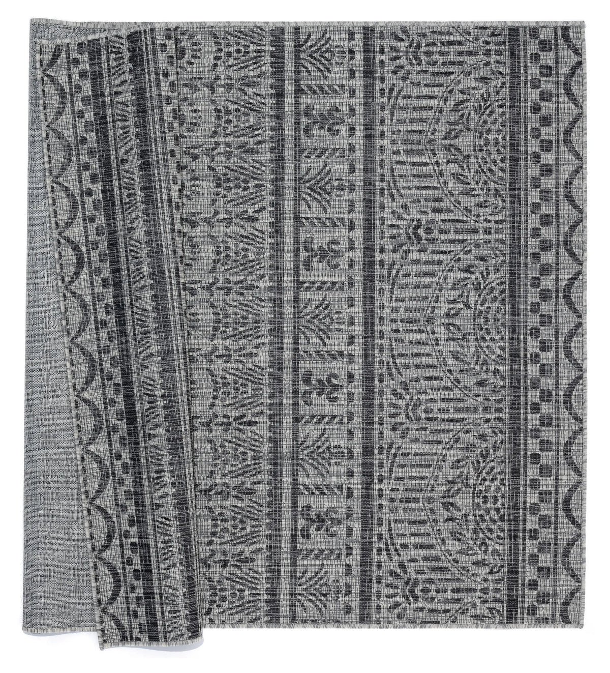 United Weavers Augusta Diani Black Rug - backing detail