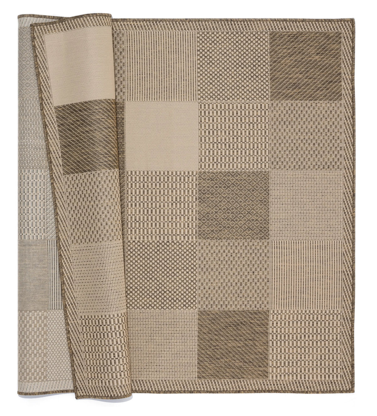 United Weavers Augusta Grand Anse Brown Rug - backing detail