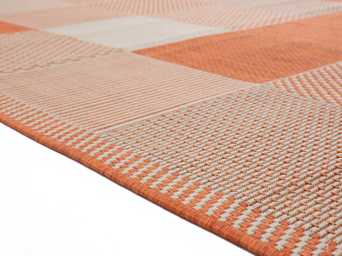 United Weavers Augusta Grand Anse Terracotta Rug - pile height detail