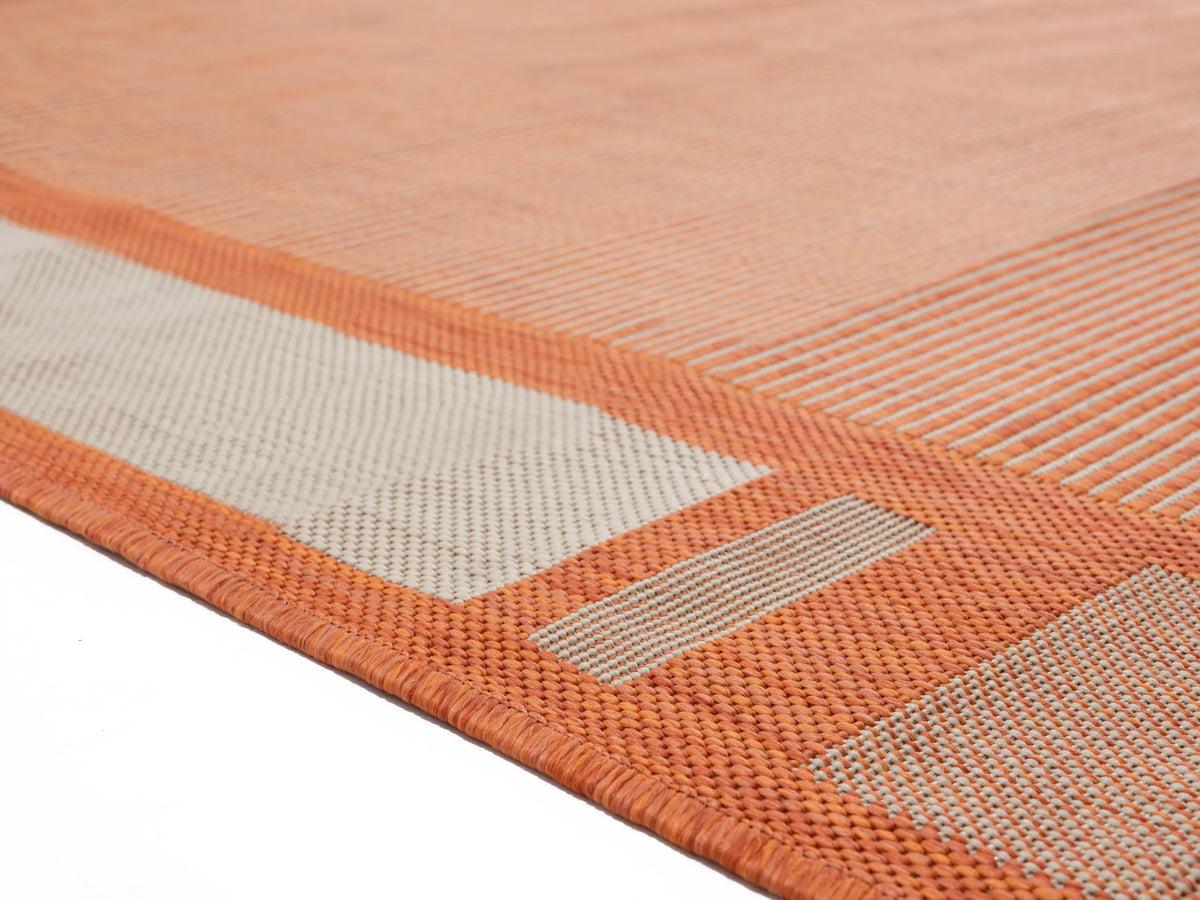 United Weavers Augusta Matira Terracotta Rug - pile height detail