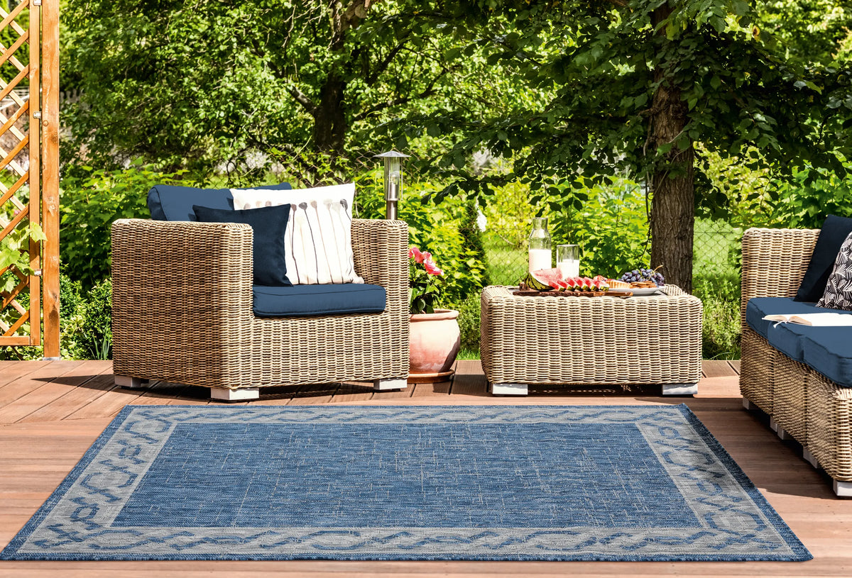 United Weavers Augusta Whitehaven Blue Rug - room scene