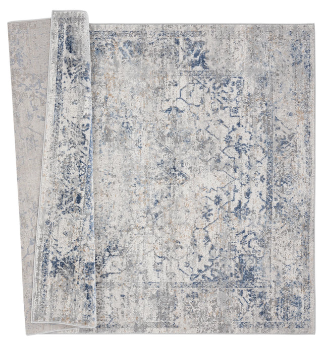 United Weavers Austin Clark Blue Rug - backing detail