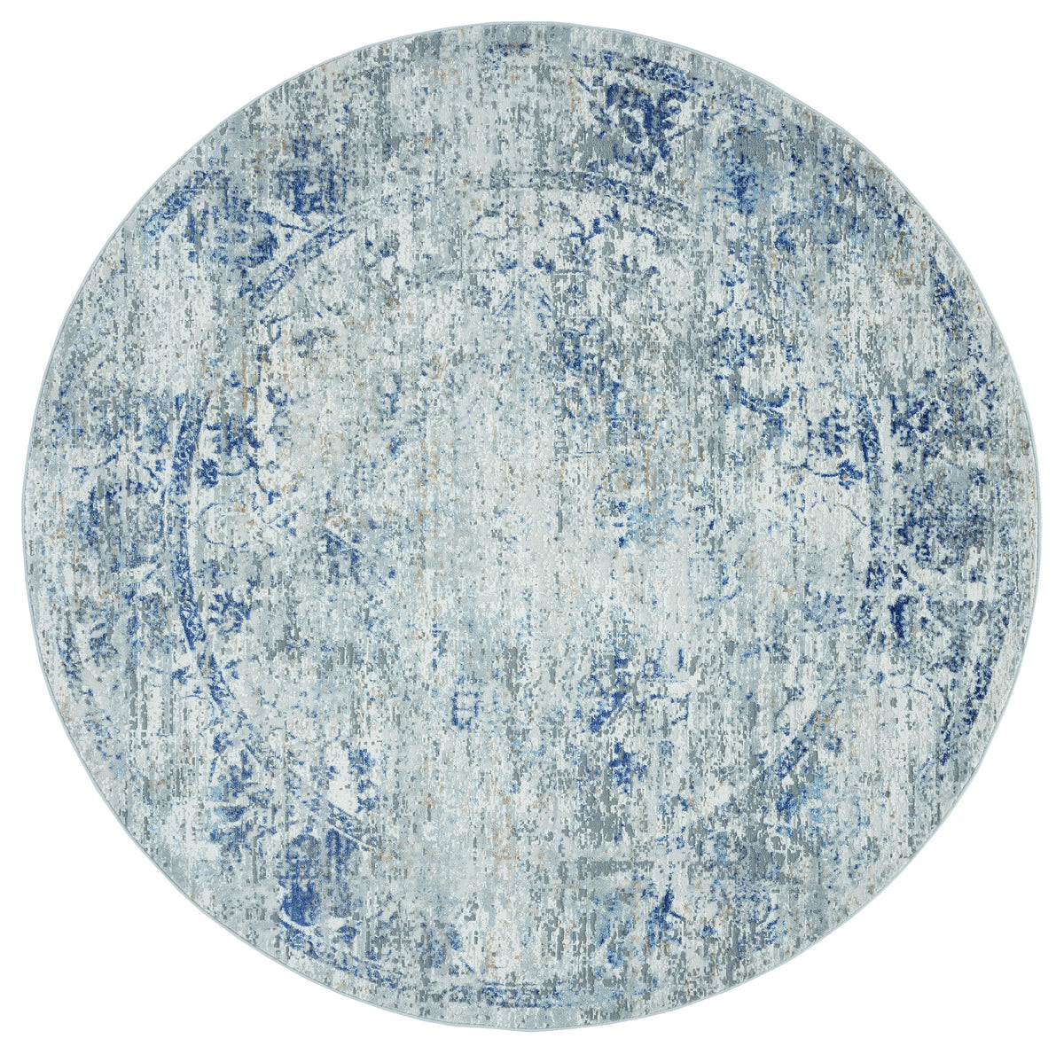United Weavers Austin Clark Blue Rug - round front view