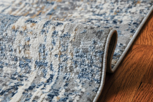 United Weavers Austin Elegance Blue Rug - side close-up detail