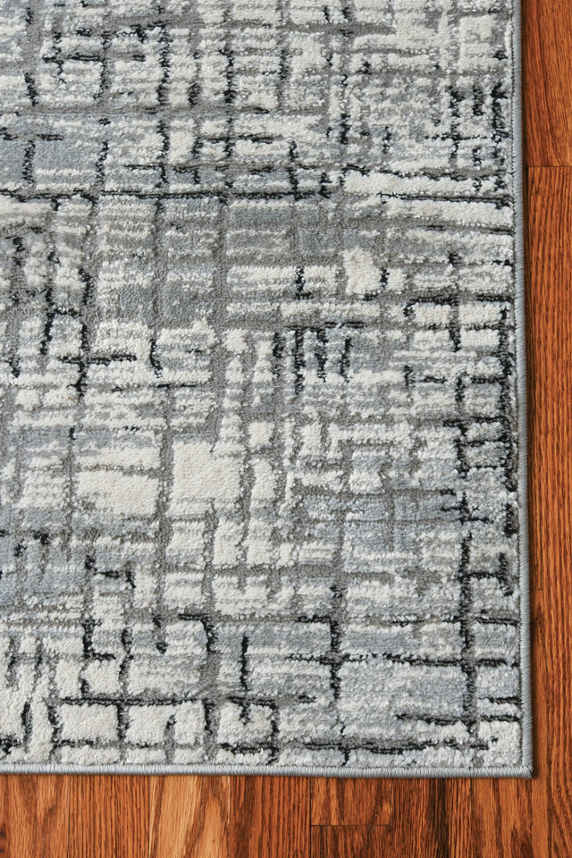 United Weavers Austin Eli Grey Rug - angle view