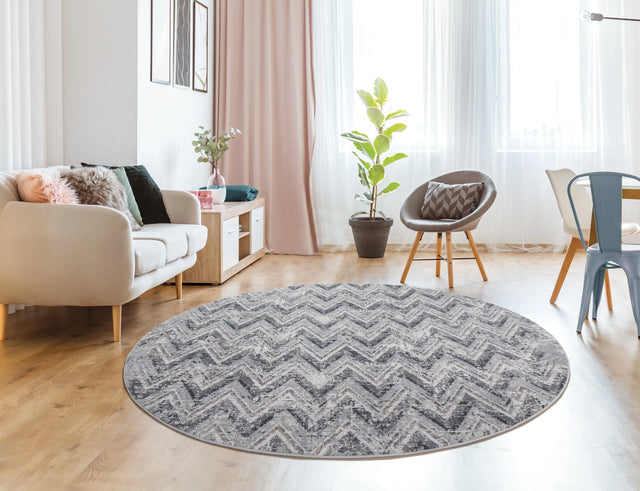United Weavers Austin Gemology Onyx Rug - round room scene
