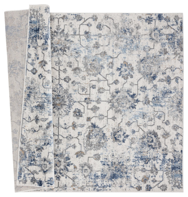 United Weavers Austin Heirloom Blue Rug - backing detail