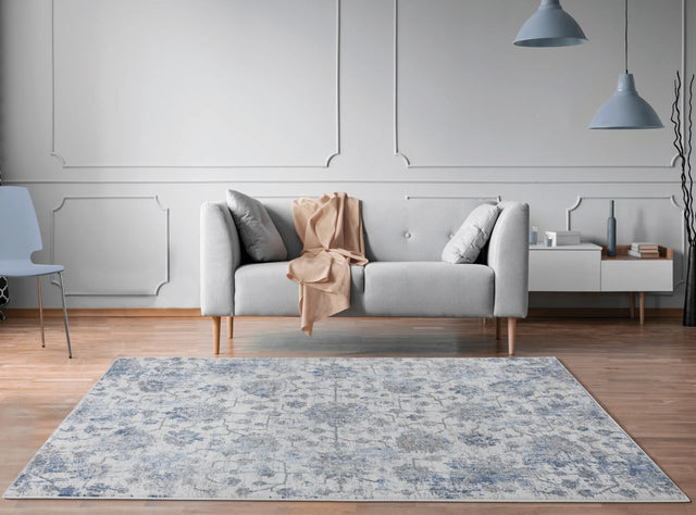 United Weavers Austin Heirloom Blue Rug - room scene