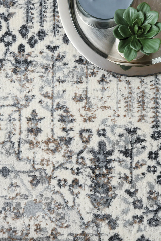 United Weavers Austin Nixon Grey Rug - close-up detail