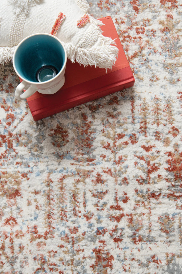 United Weavers Austin Nixon Rust Rug - close-up detail