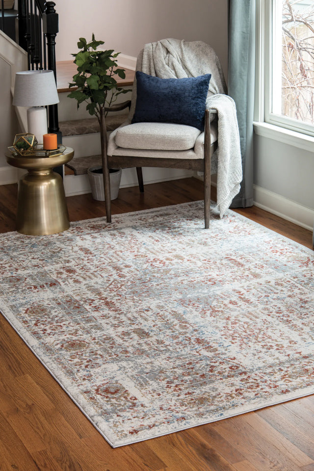 United Weavers Austin Nixon Rust Rug - second room scene