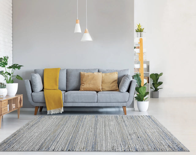 United Weavers Austin Westway Blue Rug - room scene
