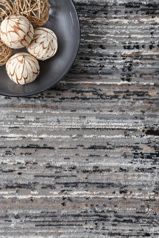 United Weavers Austin Westway Grey Rug - close-up detail