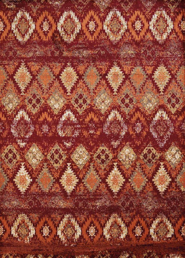 United Weavers Bridges San Paula Crimson Rug - front view
