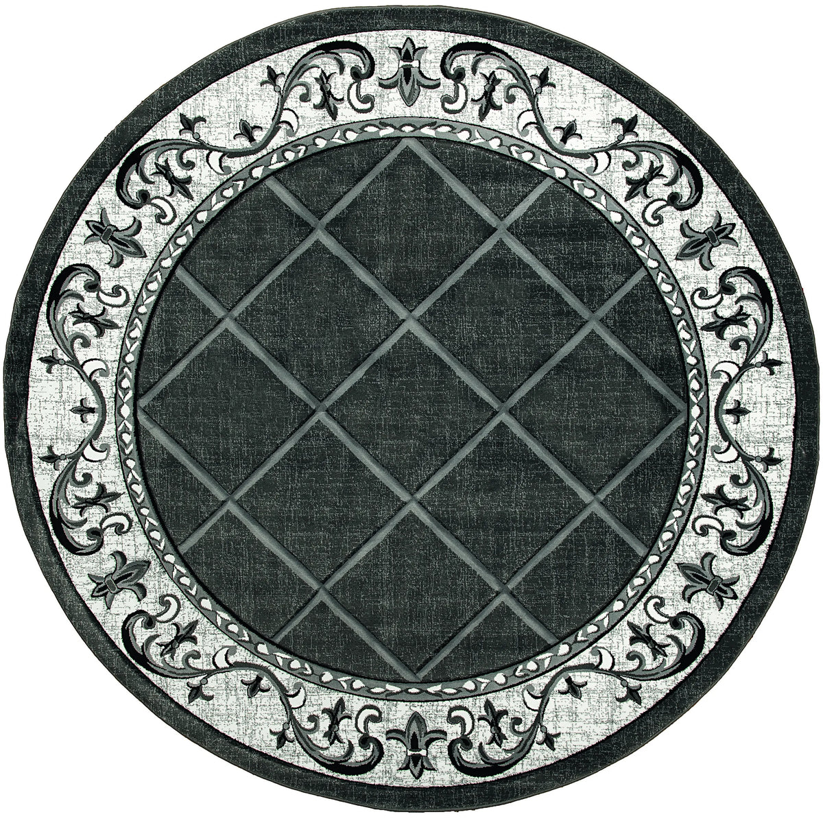 United Weavers Bristol Altamont Grey Rug - round front view