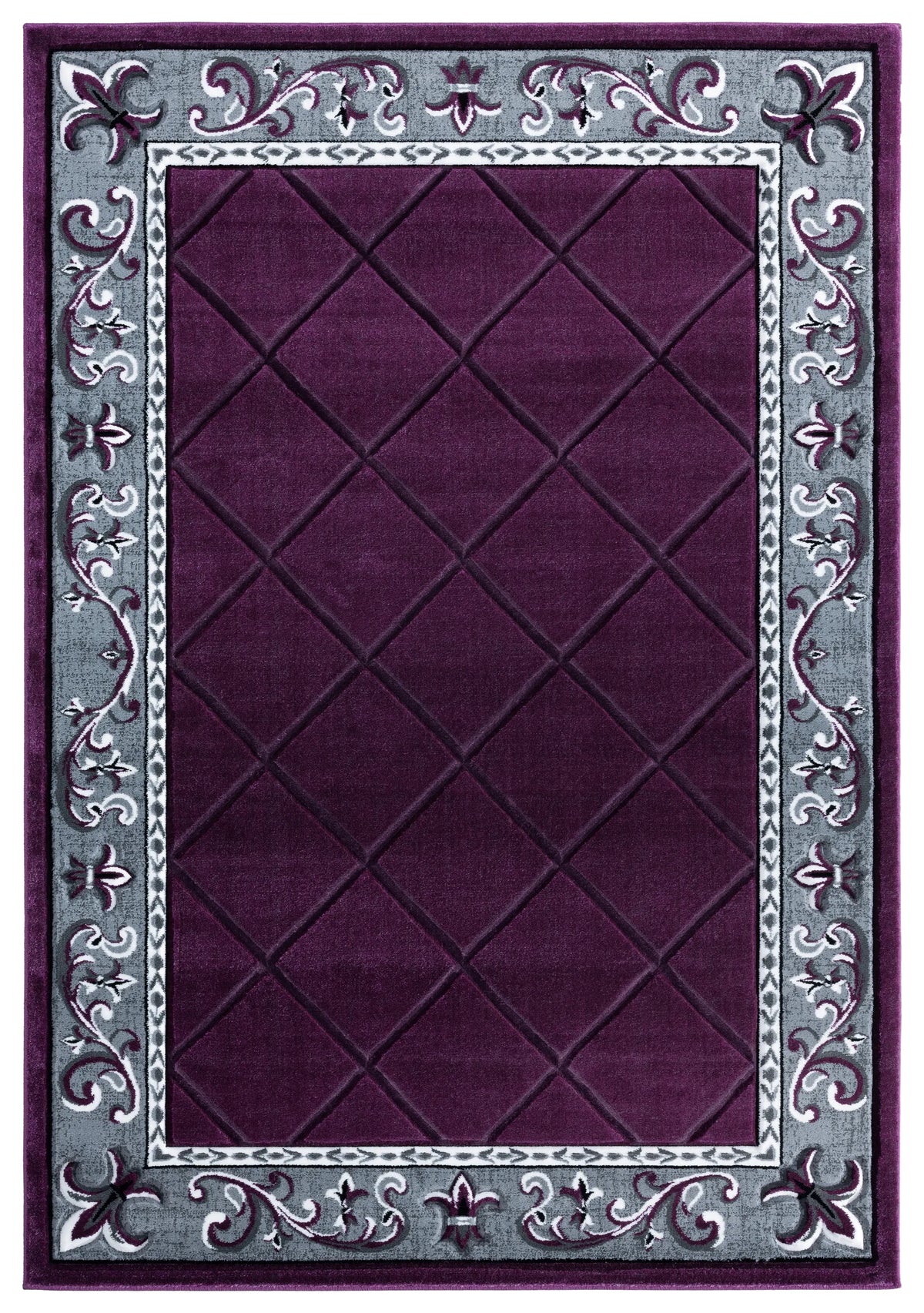 United Weavers Bristol Altamont Plum Rug - front view