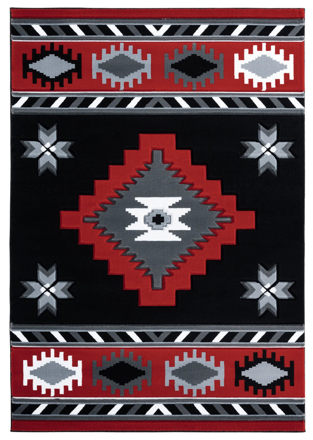 United Weavers Bristol Caliente Red Rug - front view