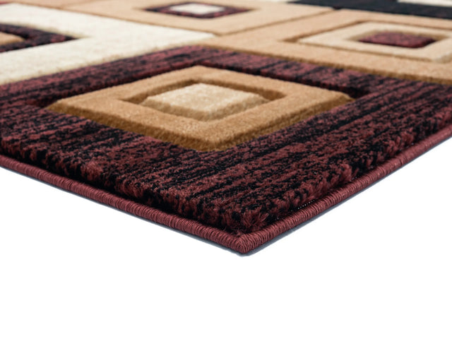 United Weavers Bristol Cicero Brown Rug - angle view