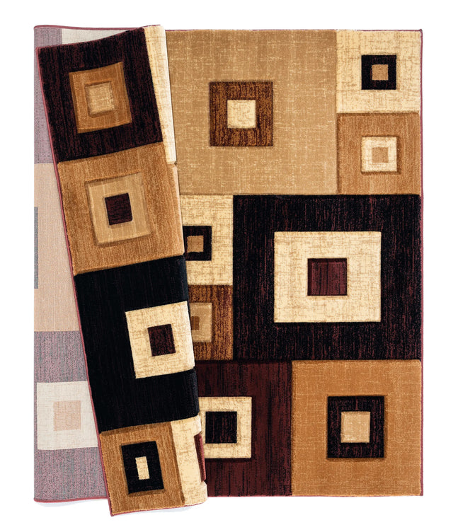 United Weavers Bristol Cicero Brown Rug - backing detail
