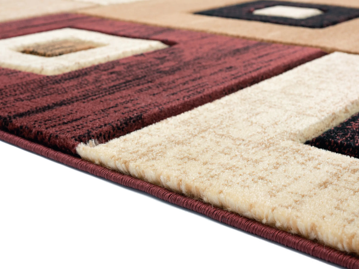 United Weavers Bristol Cicero Brown Rug - pile height detail