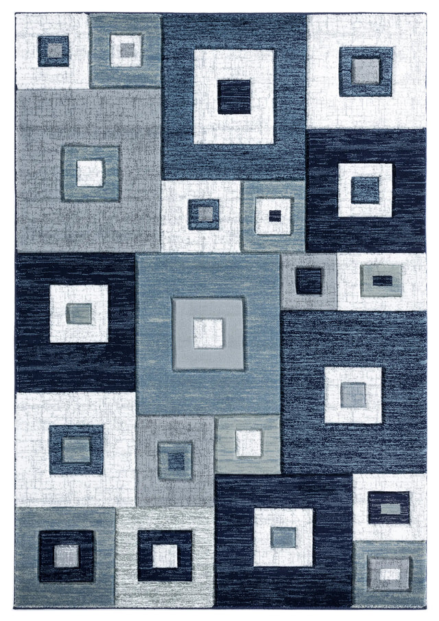 United Weavers Bristol Cicero Navy Rug - front view