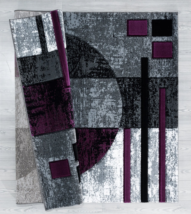 United Weavers Bristol Epsilon Plum Rug - backing detail