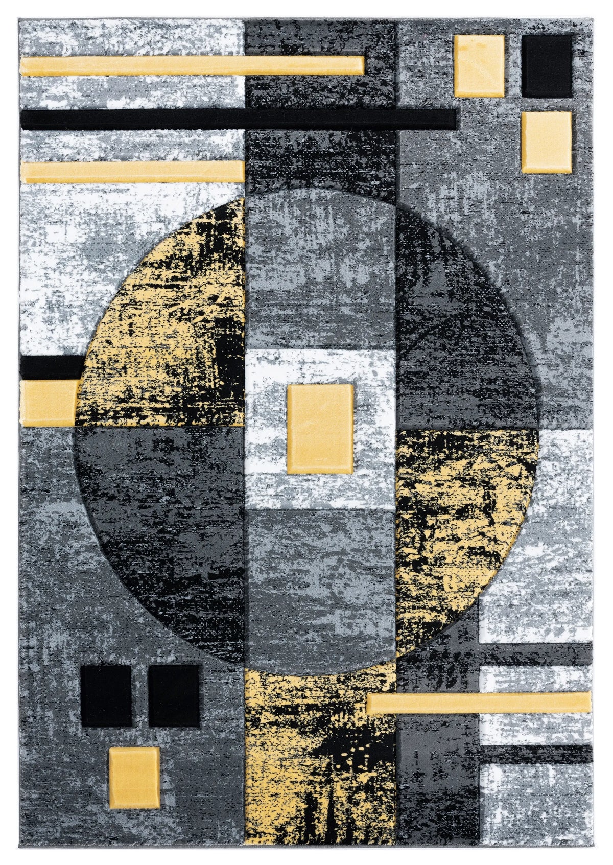 United Weavers Bristol Epsilon Yellow Rug - front view