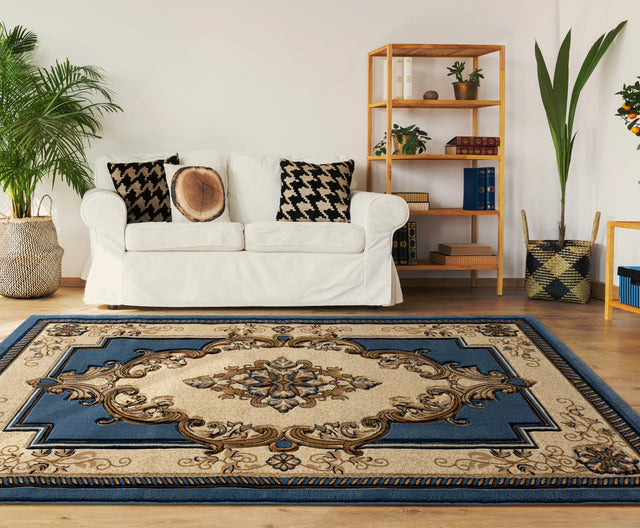 United Weavers Bristol Fallon Blue Rug - room scene