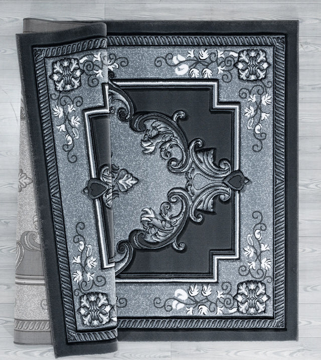United Weavers Bristol Fallon Grey Rug - backing detail