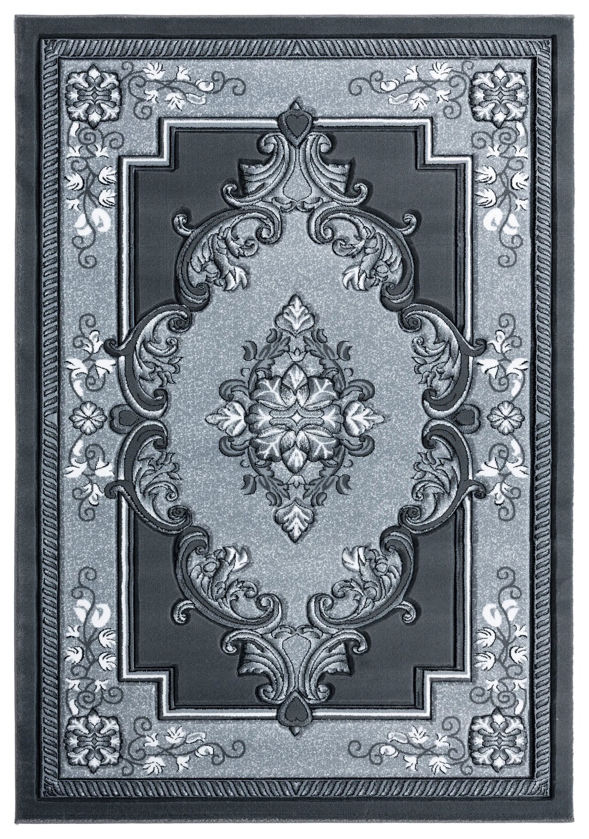 United Weavers Bristol Fallon Grey Rug - front view
