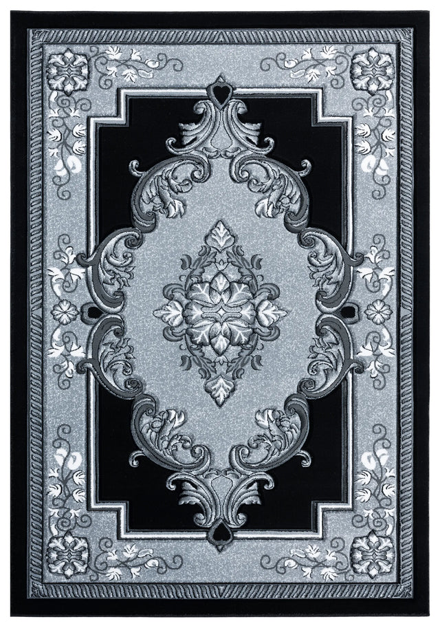 United Weavers Bristol Fallon Silver Rug - front view
