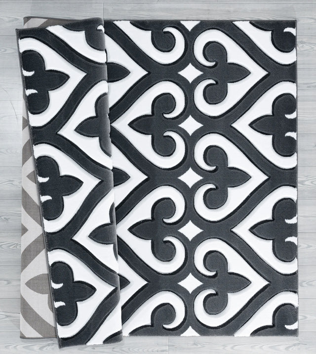 United Weavers Bristol Heartland Grey Rug - backing detail